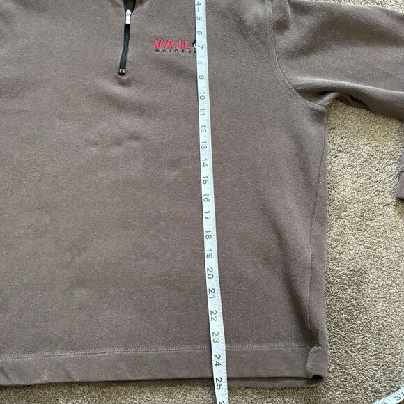 Nike Golf Dri Fit VAIL COLORADO Quarter Zip Pullover Brown Mens Size Medium - Picture 10 of 10